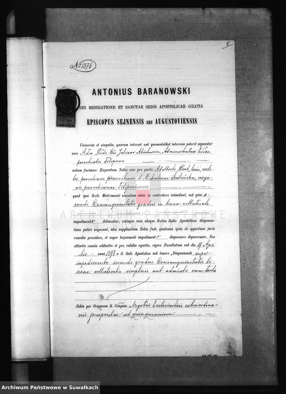 image.from.unit.number "Dokumenta o brakosočetaniu s 1901 goda Filipovskogo Rimsko Katoličeskogo prichoda"