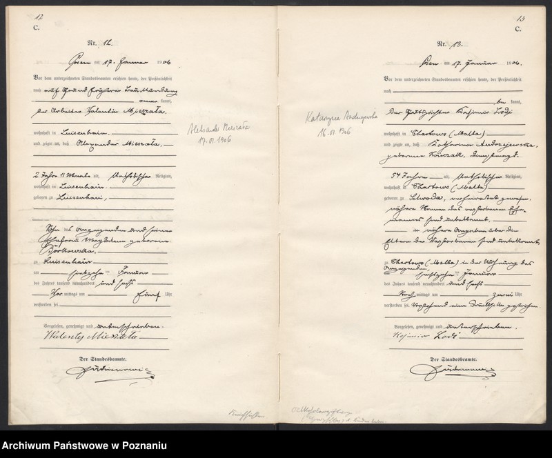 Obraz 9 z jednostki "Księga miejscowa zgonów"