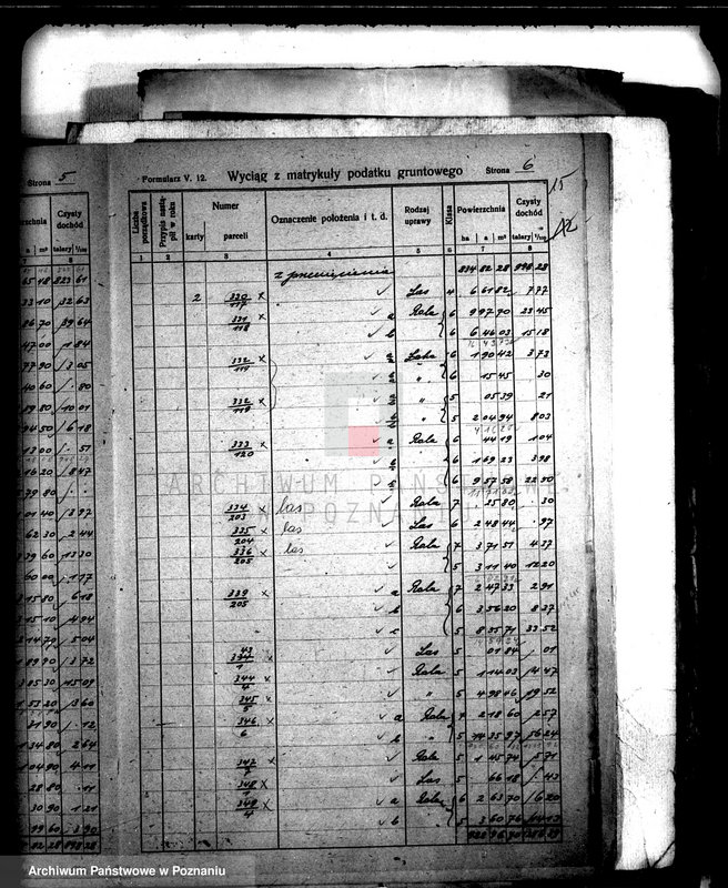 image.from.unit.number "Majątku Bolęcin-Karna powiatu wolsztyńskiego sprawy pomiarowe majątku w związku z parcelacją"