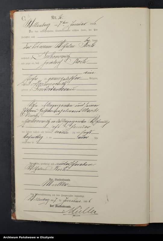 image.from.unit.number "Sterbe-Neben-Register Nr 1 - 156"