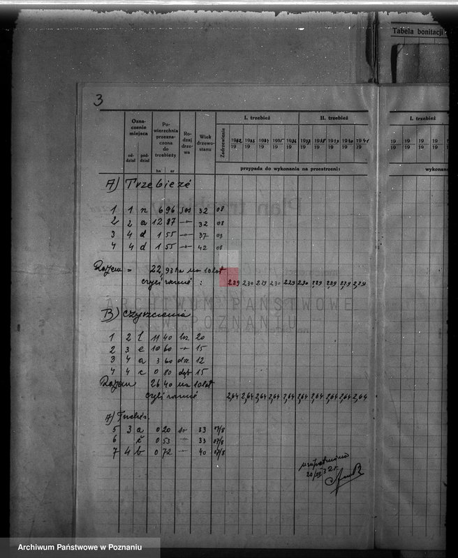Obraz 7 z jednostki "Probostwo Stoki" powiat międzychodzki plan urządzenia gospodarstwa leśnego"