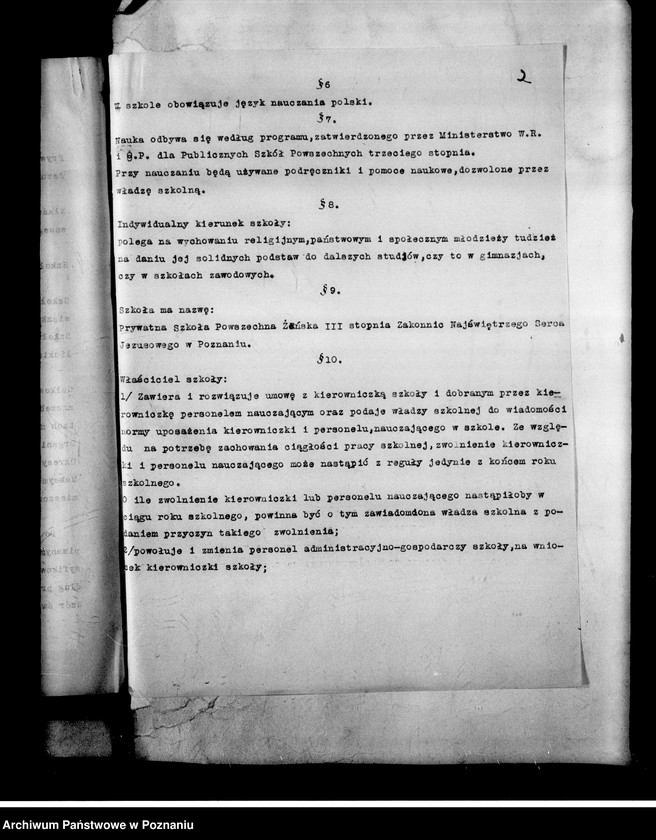 Obraz 5 z jednostki "Prywatna Szkoła Powszechna żeńska Najświętszego Serca Jezusowego- Poznań"