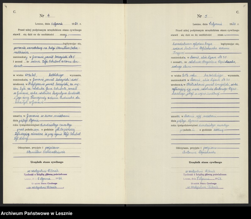 Obraz 5 z jednostki "Księga zgonów"