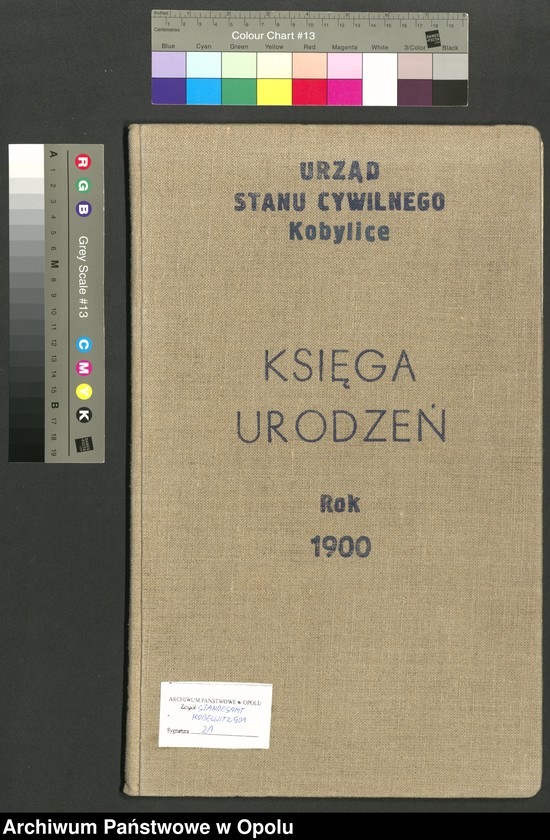 image.from.unit.number "Urząd Stanu Cywilnego Kobylice Księga urodzeń rok 1900"