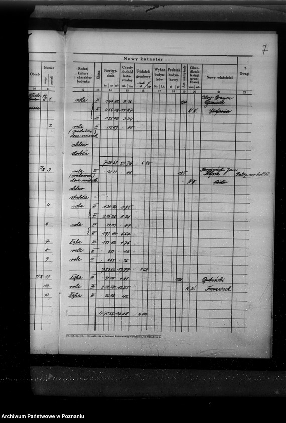Obraz 11 z jednostki "Ostateczny plan dzielczy i nowy kataster majątku Wyrza i Białowieża powiatu wyrzyskiego"