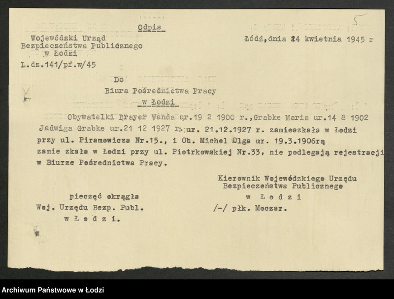 Obraz 6 z jednostki "Akta dotyczące Niemców [- podania, opinie, zaświadczenia i postanowienia Komisji]"