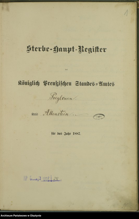 image.from.unit.number "Sterbe-Haupt-Register Nr 1 - 33"