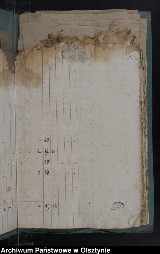 image.from.unit.number "Jahr Kirchen Rechnung der Kirchen zu Kruklanken aller Einnahme und Ausgabe wie auch Bau-Rechnung"