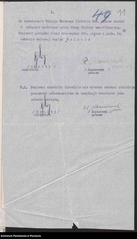 Obraz 15 z jednostki "Oborniki - akta koła."