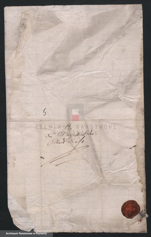 Obraz 7 z jednostki "Korespondencja, zarządzenia, wyroku władzy zwierzchniej miasta Leszna tj. Ant. Sułkowskiego i jego urzędników w sprawach administracyjno - porządkowych, finansowych i spornych; język niemiecki"