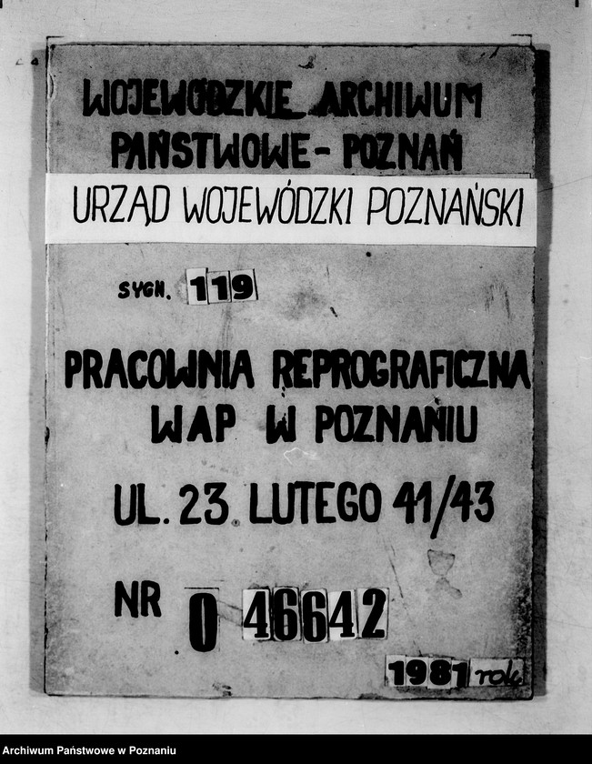 Obraz 1 z jednostki "Zbiór ogólników i zarządzeń Ministerstwa Spraw Wewnętrznych"