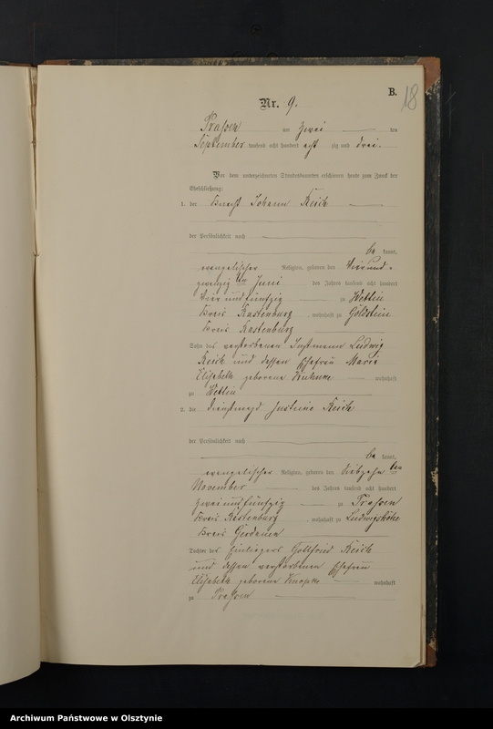 image.from.unit.number "Heiraths-Neben-Register Nr 1 - 18"