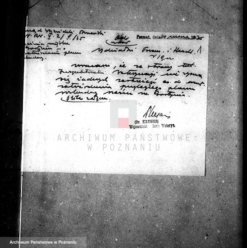 Obraz 5 z jednostki "Fabryka wyrobów drzewnych A. Koszewskiego i Spółka w Gostyniu nr woj. kotła 172"