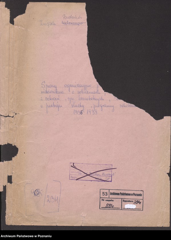 Obraz 3 z jednostki "Sprawy organizacyjno - personalne [ powiadomienie o zebraniach, sprawozdanie z zebrań. Spis bezrobotnych, zaświadczenie o przebiegu służby, programy szkoleniowe."