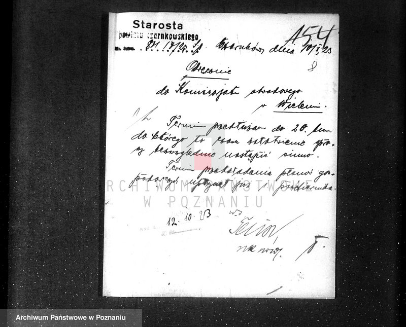 Obraz 12 z jednostki "/Nadzór nad lasami majętności Maciejewo w powiecie czarnkowskim/"