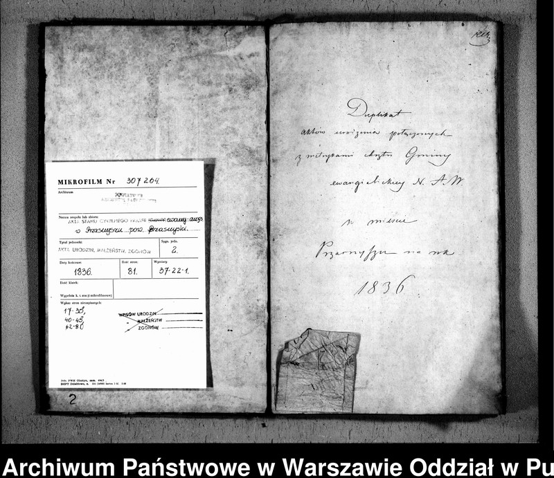 image.from.unit.number "Akta urodzeń, małżeństw i zgonów"