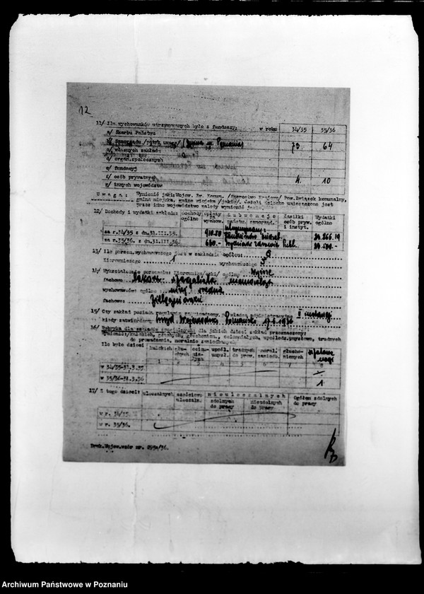 Obraz 16 z jednostki "/Opieka Społeczna- sprawy różne/"