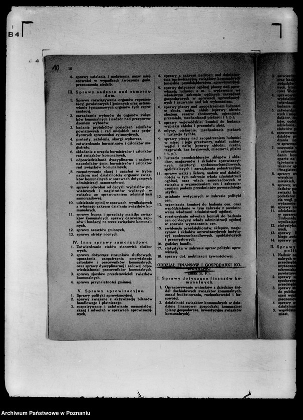 Obraz 13 z jednostki "Statut organizacyjny Urzędu Wojewódzkiego Poznańskiego z 1931 z późniejszymi poprawkami"