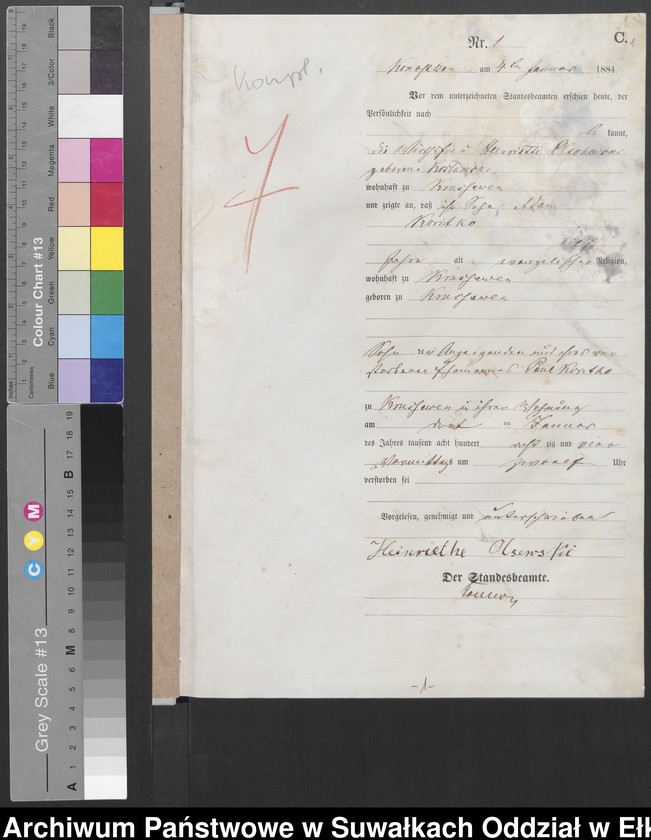 image.from.unit.number "[Sterbe-Haupt-Register des Königlich Preussischen Standes-Amtes Belzonzen Kreis Johannisburg]"