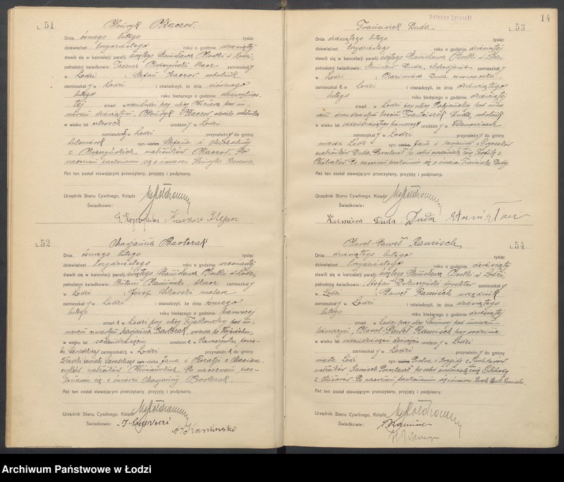 Obraz 16 z jednostki "Akta zgonów"