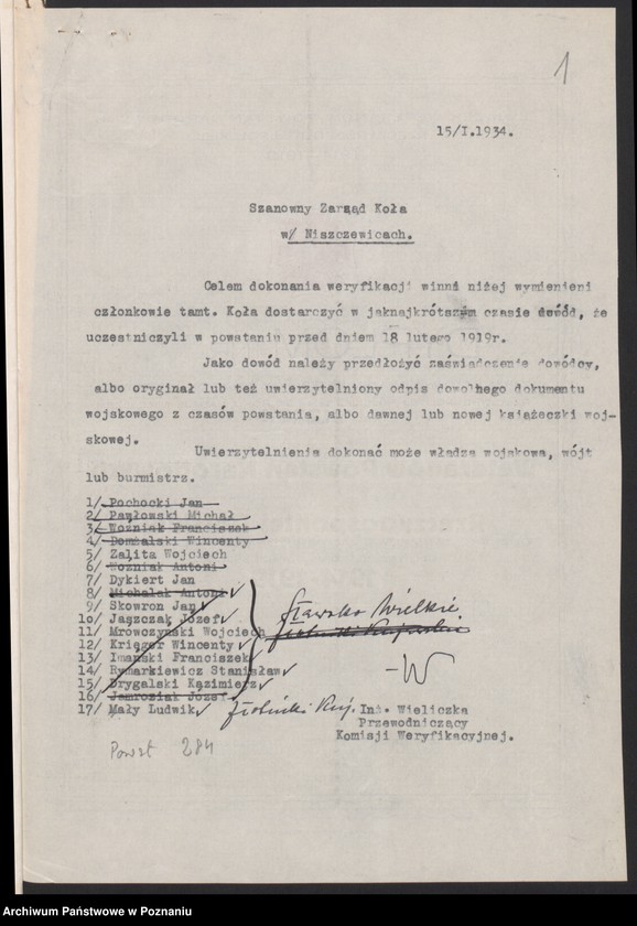 Obraz 4 z jednostki "Niszczewice, powiat Inowrocław - akta koła."