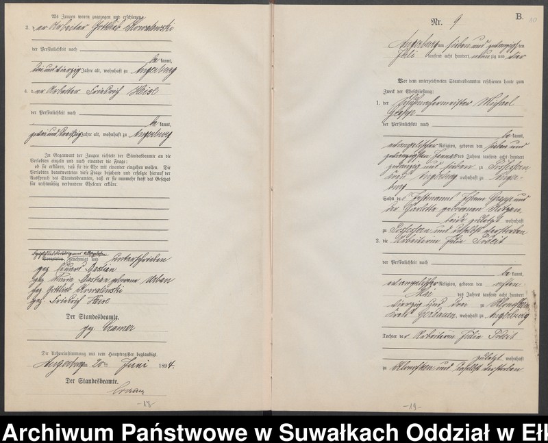 image.from.unit.number "Heiraths-Neben-Register des Preussischen Standes-Amtes Angerburg Kreis Angerburg"