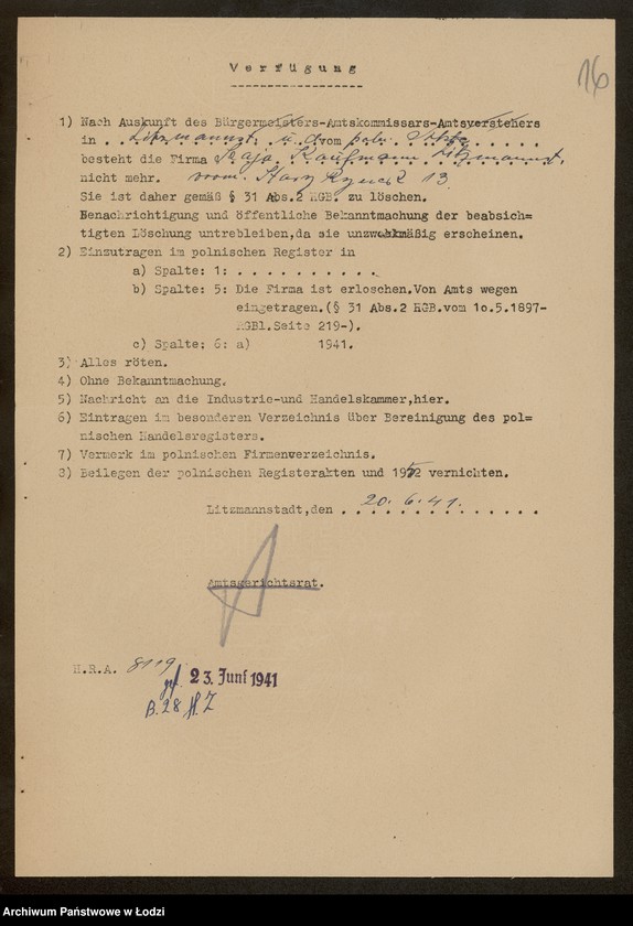 Obraz 18 z jednostki "Szaja Klaufman- sprzedaż obuwia"