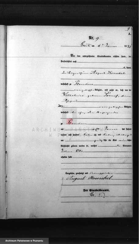 Obraz 11 z jednostki "Księga urodzeń"