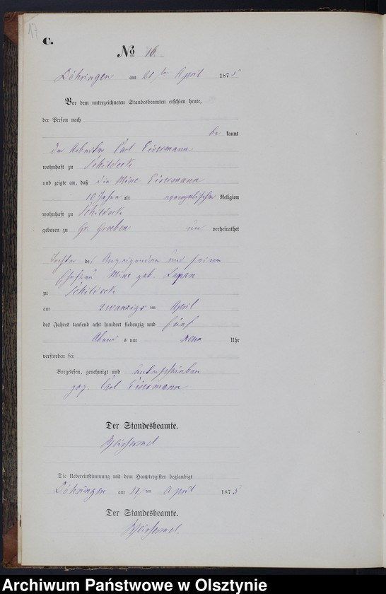 image.from.unit.number "Sterbe-Neben-Register Nr 1 - 45"