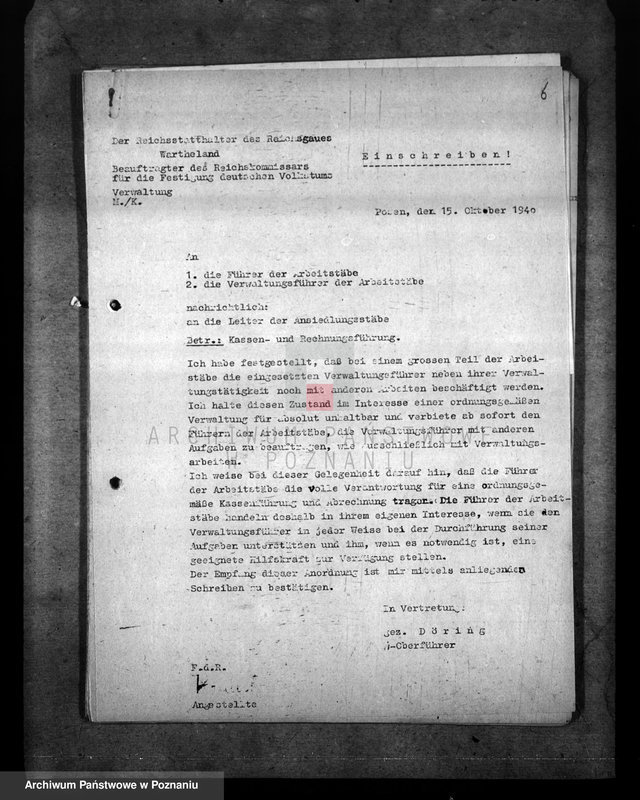 Obraz 10 z jednostki "Anweisung über richtige Arbeitsführung bei den Arbeitestäben"