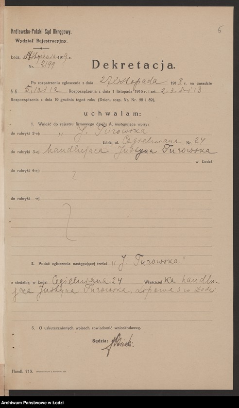 Obraz 7 z jednostki "J. Turowska- sprzedaż towarów piśmiennych"