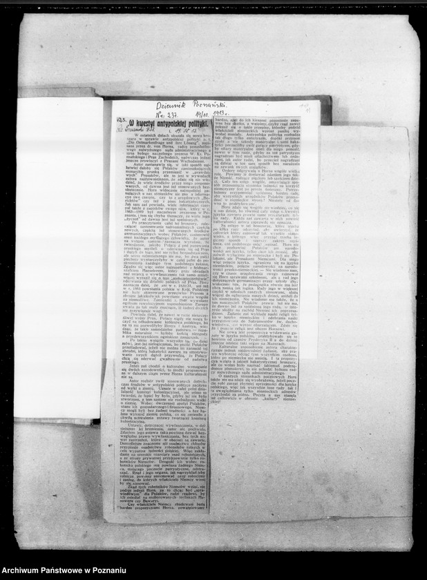 Obraz 20 z jednostki "Głosy prasy i publikacje zagraniczne o Polsce [Wycinki z gazet]"