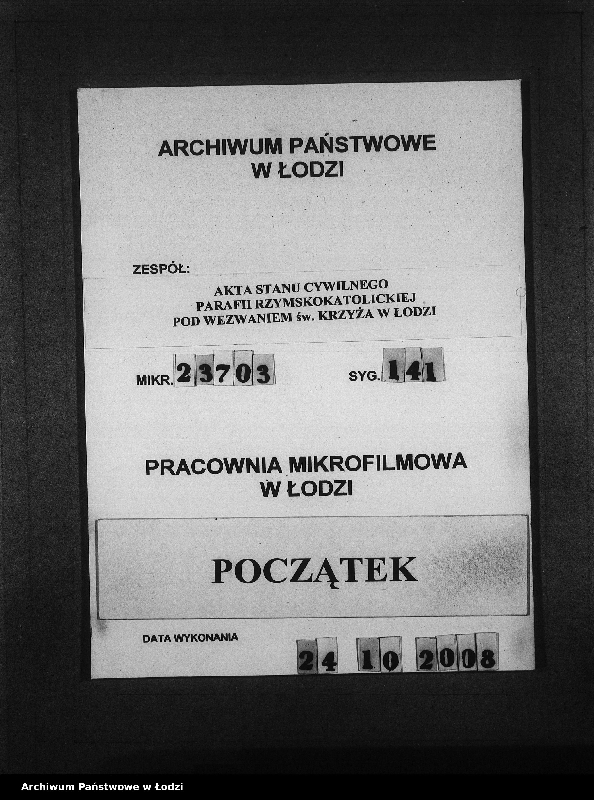 Obraz 1 z jednostki "Akta urodzeń"