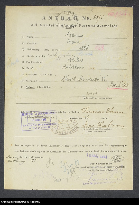 image.from.unit.number "[Wnioski o wydanie dowodów osobistych oraz nie odebrane dowody Ekselman - Estersohn]"