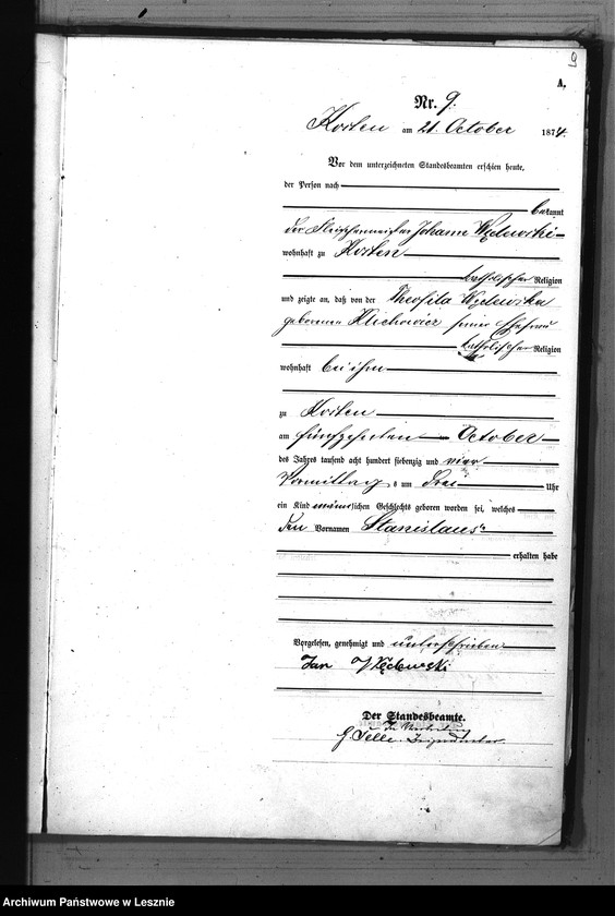 Obraz 12 z jednostki "[Księga urodzeń - miasto]"