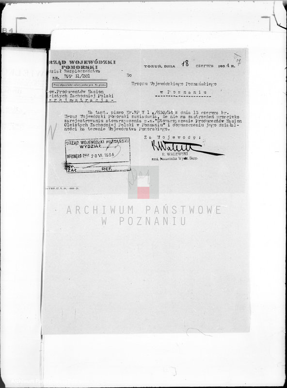 Obraz 12 z jednostki "Stowarzyszenie Producentów Nasion Oleistych Zachodniej Polski w Poznaniu"