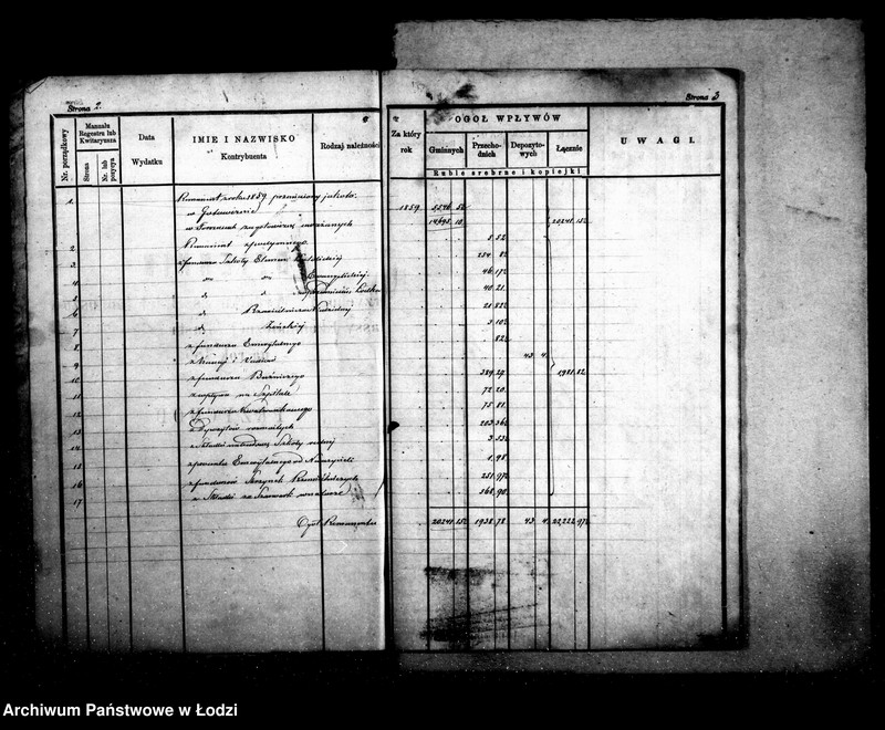 Obraz 6 z jednostki "Dziennik przychodu i wydatku kasy ekonomicznej m. Łodzi na r. 1860"