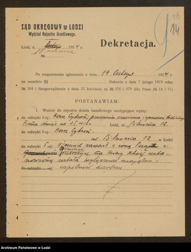 Obraz 18 z jednostki "Hersz Cytron- sprzedaż bielizny"