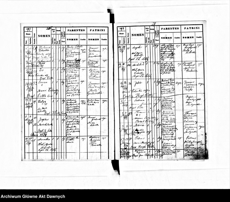 image.from.unit.number "Parafia: Baworów. Dekanat: Tarnopol. Księga metrykalna urodzeń tylko dla wsi Skomorochy. Tom II."