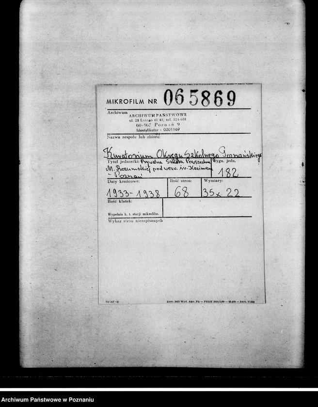 Obraz 2 z jednostki "Prywatna Szkoła Powszechna M. Rozmuskiej pod wezwaniem św. Kazimierza- Poznań"