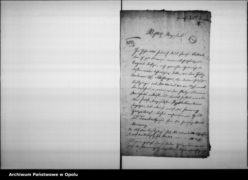 Obraz 5 z jednostki "Acta des Magistrats zu Oppeln betreffend Domesticalzinss"