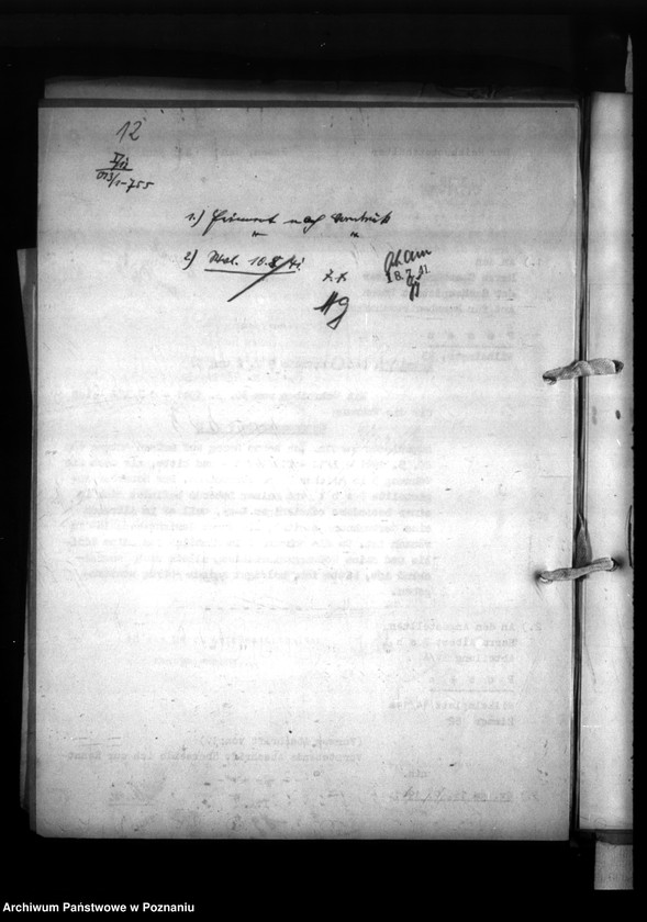 Obraz 16 z jednostki "Wohnungszuweisungen für Deutsche. Verdrängung der Polen."