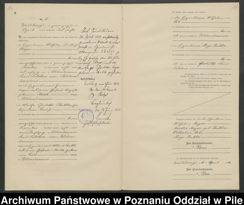 Obraz 11 z jednostki "Księga małżeństw"
