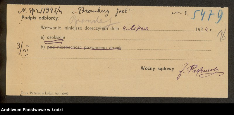 Obraz 20 z jednostki "Joel Bromberg – sprzedaż konferkcji męskiej i damskiej"