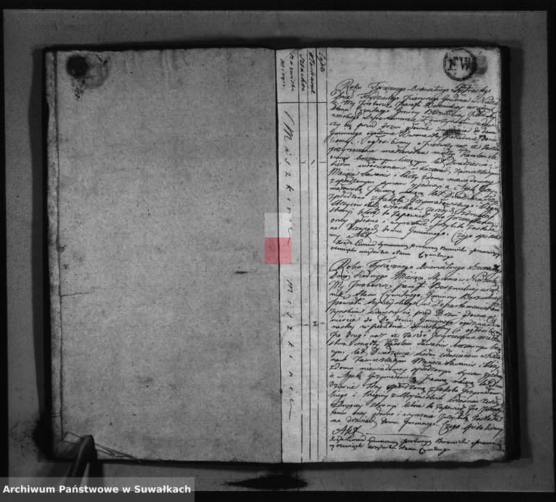 image.from.unit.number "Akta Małżeństwa Stanu Cywilnego Gminy Berznickiey z roku 1816"
