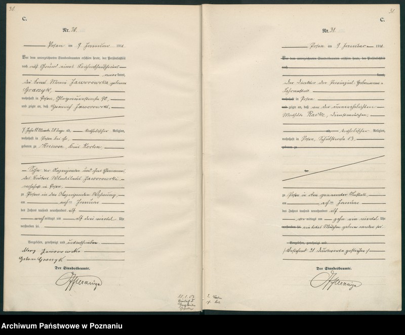 Obraz 18 z jednostki "Księga miejscowa zgonów tom I [Rejestr główny zgonów]"