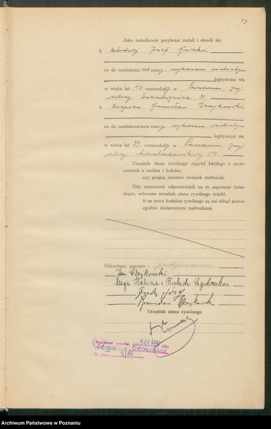 image.from.unit.number "Księga miejscowa małżeństw tom IV [Rejestr główny małżeństw]"