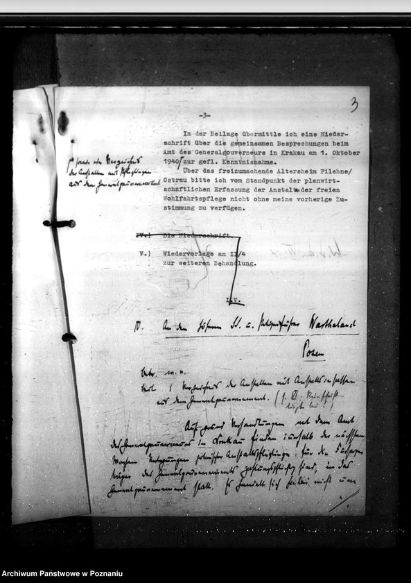 Obraz 7 z jednostki "Fürsorgerechtliche Übernahme der im Warthegau befindlichen polnischen Anstaltsinsassen in das Generalgouvernement"