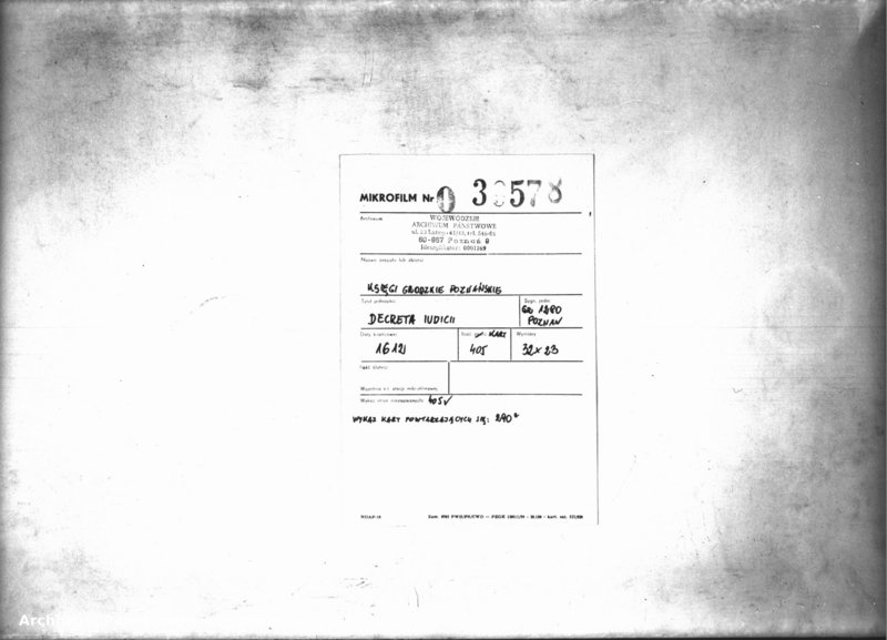 Obraz 2 z jednostki "Decreta iudicii [inducta]"