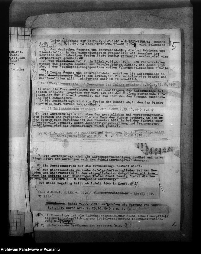 Obraz 9 z jednostki "Aufbauzulage für Beamten in den Ostgebieten"